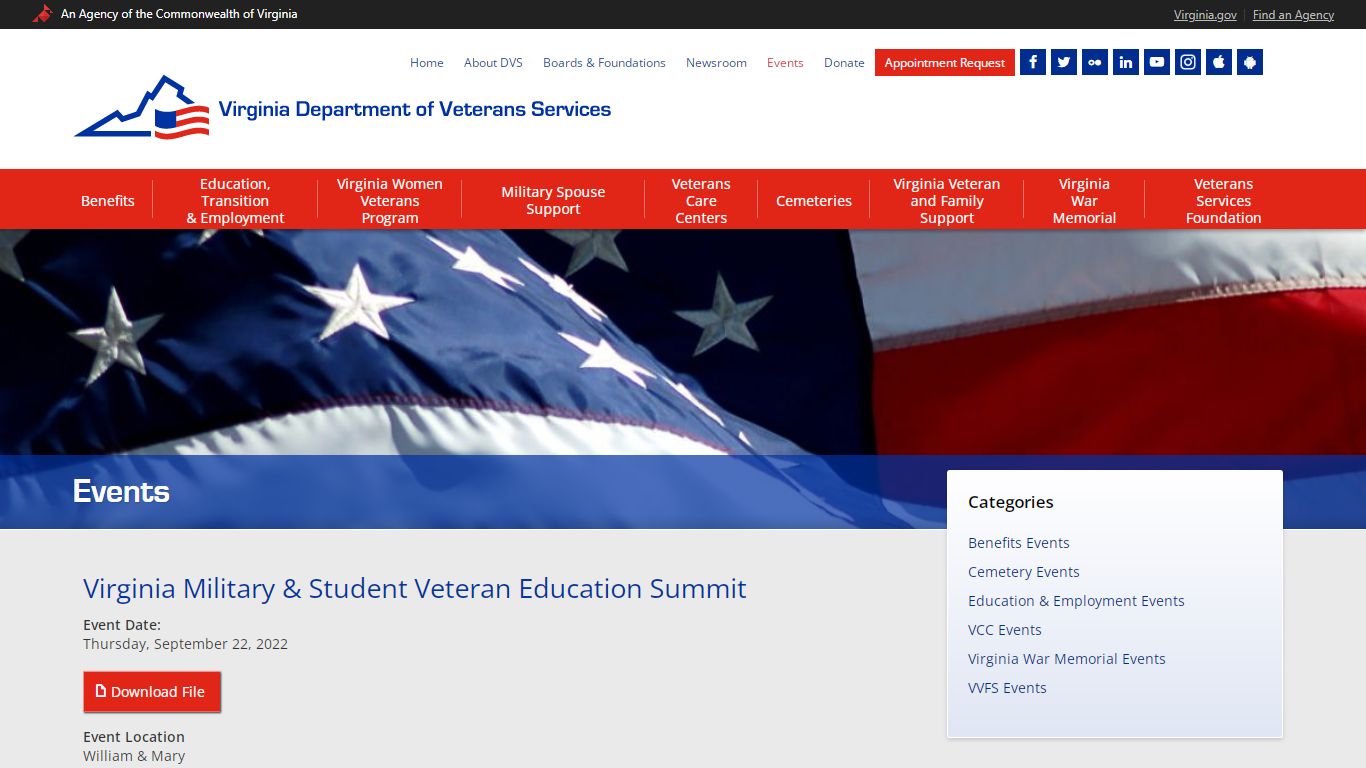 Virginia Military & Student Veteran Education Summit